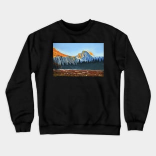 Half Dome afternoon at Yosemite National Park Crewneck Sweatshirt